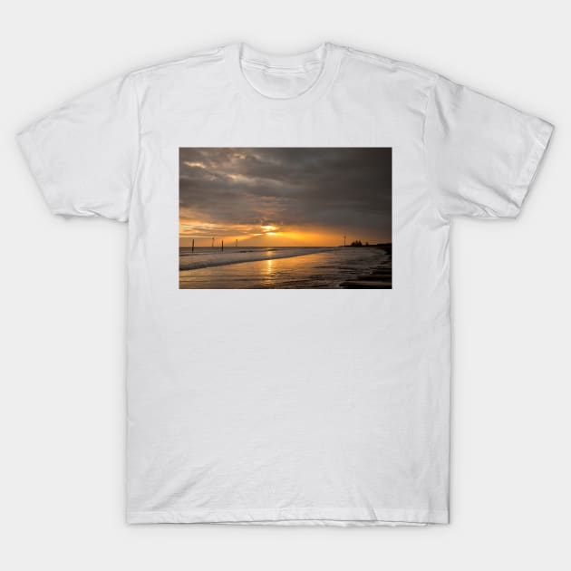 Dawn on the beach (2) T-Shirt by Violaman